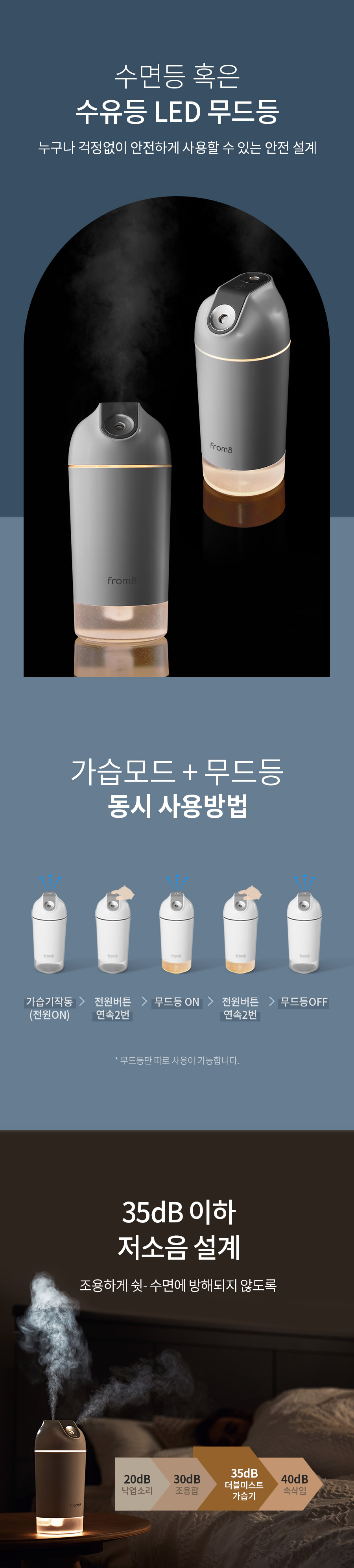 프롬비 더블미스트 무선가습기 FA128 42,800원 - 프롬비 가전, 계절가전, 가습기, 초음파식 바보사랑 프롬비 더블미스트 무선가습기 FA128 42,800원 - 프롬비 가전, 계절가전, 가습기, 초음파식 바보사랑